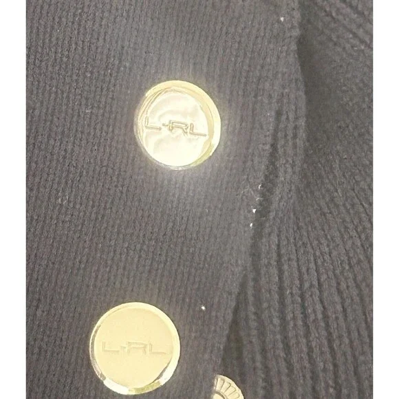 Ralph Lauren Active Mens XL‎ Cotton Blue Cable Knit Sweater - Picture 6 of 9